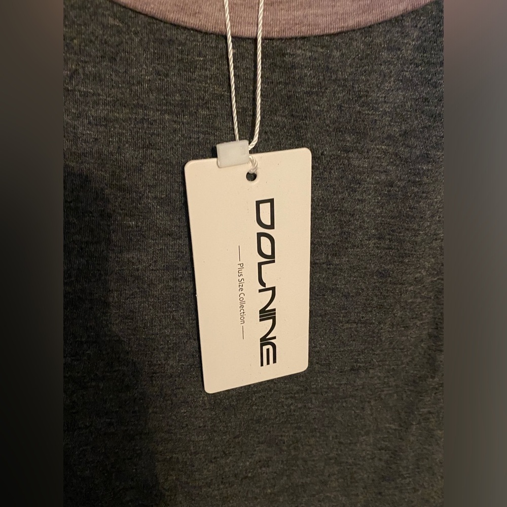 Gray Raglan Sleeve Color Block Sweatshirt - Picture 6 of 7